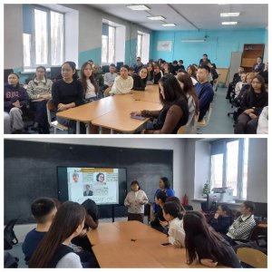 Профориентационная встреча с представителями ВУЗа ТувГУ СХФ