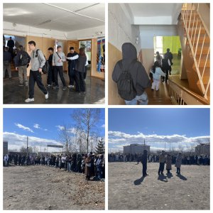 Сегодня 30.03.26 года в техникуме проведена тренировка эвакуация на случай пожара